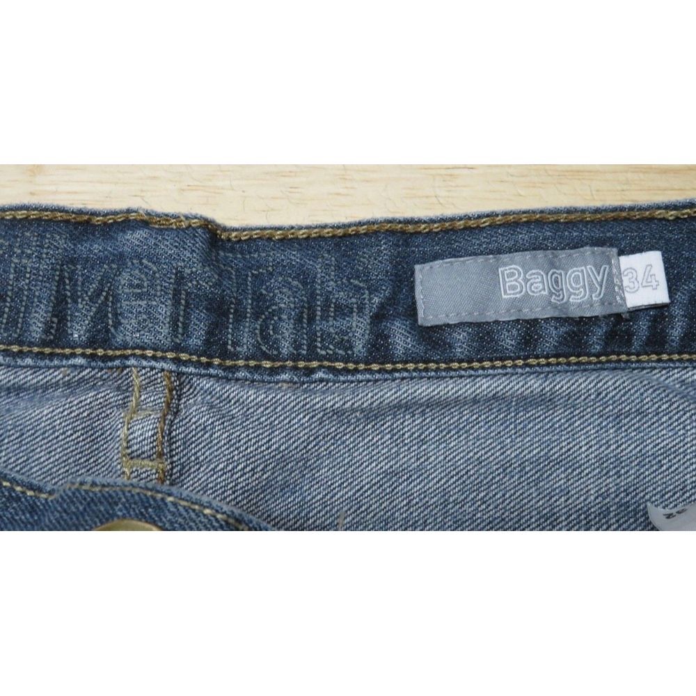 Mens Levis SilverTab Baggy Fit Jeans Size‎ 34x32 Blue Cotton Denim Y2K Vintage - Picture 11 of 11